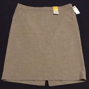 NWT Old Navy gray pencil skirt Size 14
